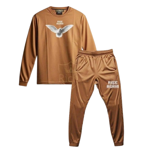 Men's Micro Printed Track Suit