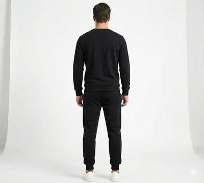 Men's Polyester Printed Sweatshirt Track Suit