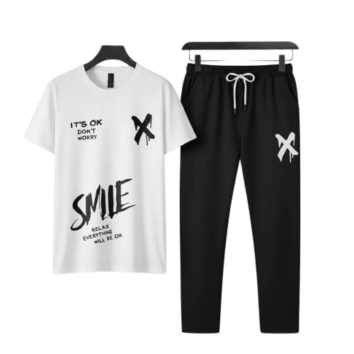 Men's Printed Polyester Track Suit