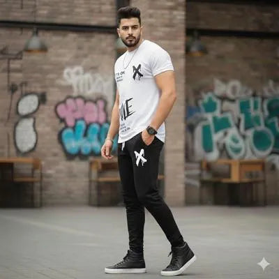 Men's Printed Polyester Track Suit