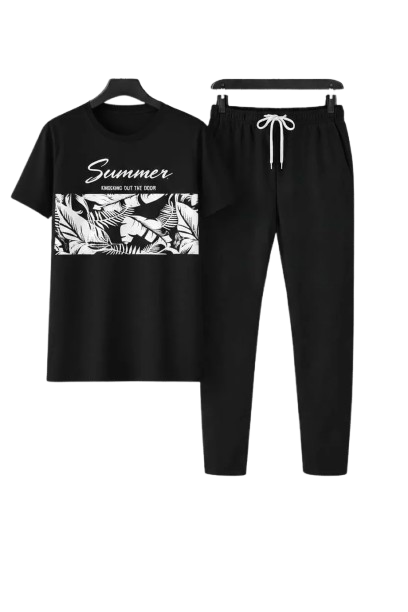 SUMMER Micro Interlock Printed Track Suit