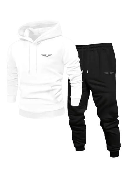 Men's Fleece Printed Track Suit